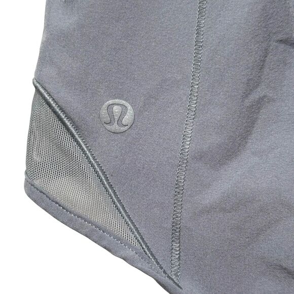 Lululemon Hotty Hot Low-Rise Lined Short 4" Rhino Grey - Picture 6 of 8